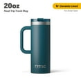 thumbnail image 1 of RTIC 20 oz Ceramic Lined Insulated Road Trip Travel Mug, Leak-Resistant Lid, Marine, 1 of 6