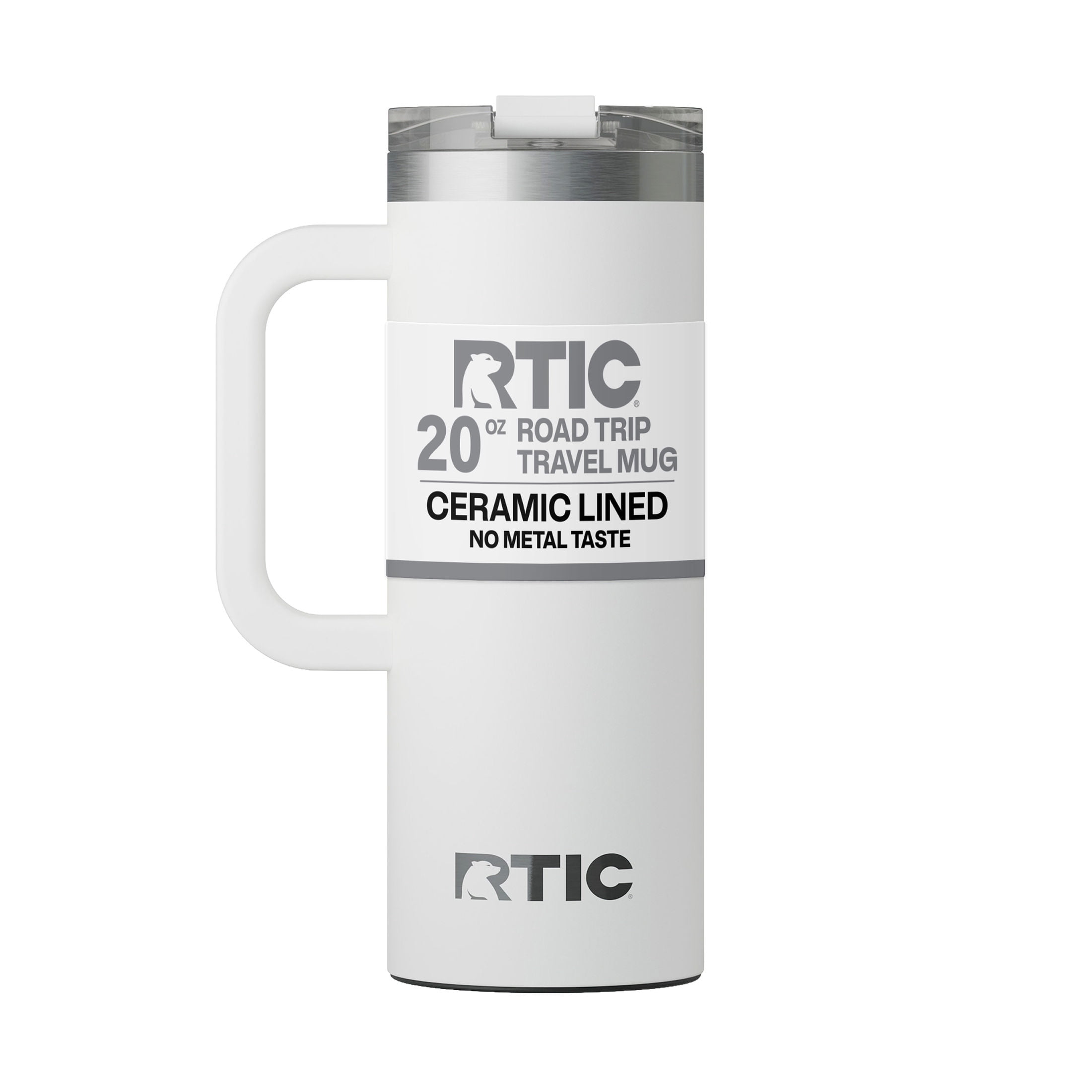RTIC Road Trip 20 oz Ceramic Lined Leak-Resistant Lid Travel Mug