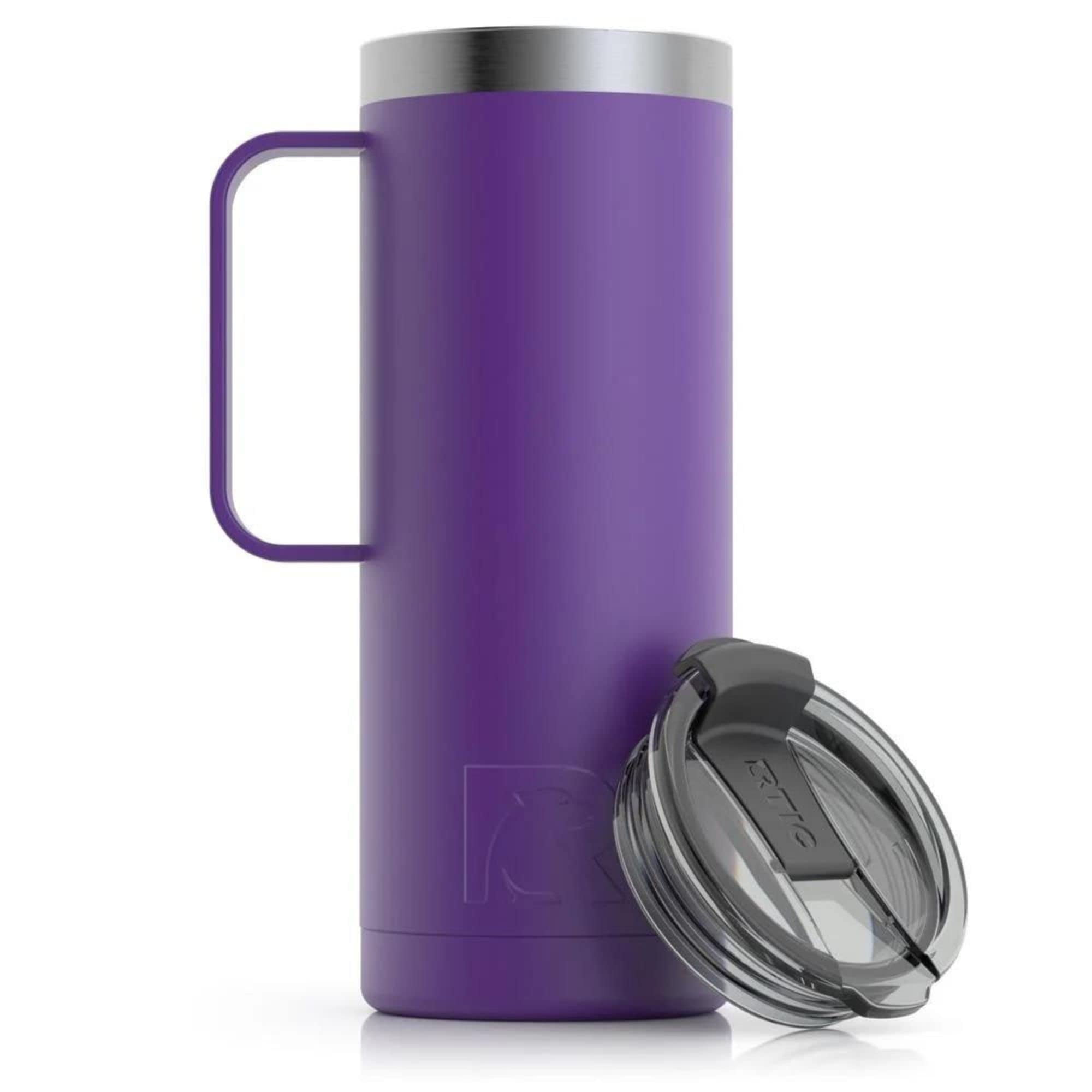 Rothco Insulated Stainless Steel Portable Mug With Carabiner Handle – 15 oz