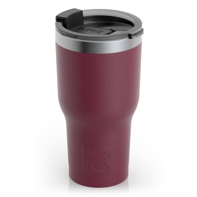 RTIC 20 oz Coffee Travel Mug with Lid and Handle, Stainless Steel  Vacuum-Insulated Mugs, Leak, Spill Proof, Hot Beverage and Cold, Portable Thermal  Tumbler Cup for Car, Camping, Maroon 