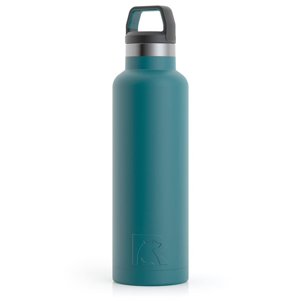 RTIC 20oz Water Bottle, Flamingo, Matte, Stainless Steel & Vacuum Insulated
