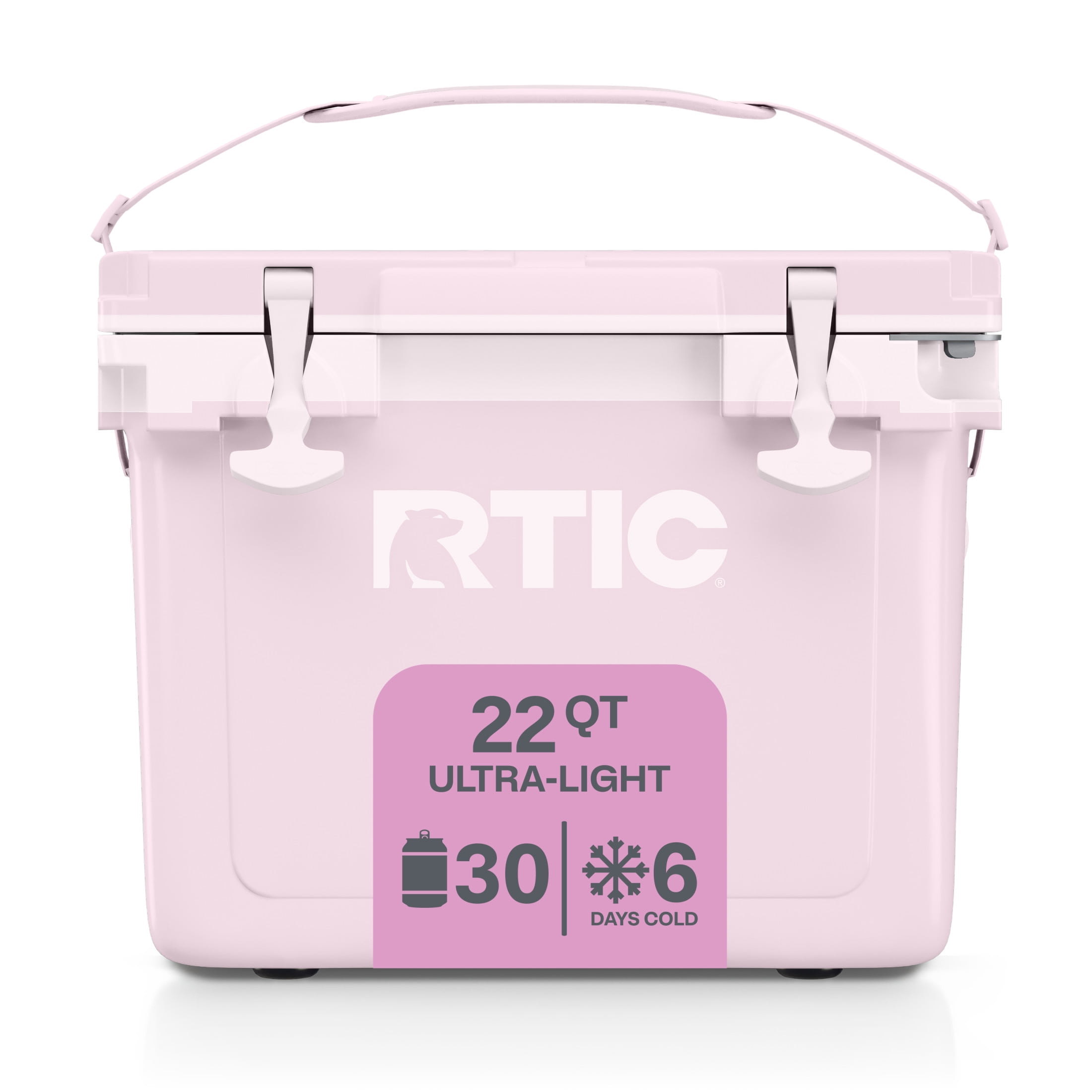 Pink Rtic Cooler RTIC 22 QT Hard-Sided Cooler, Fits 30 Cans or 8 Wine Bottles - Walmart.com