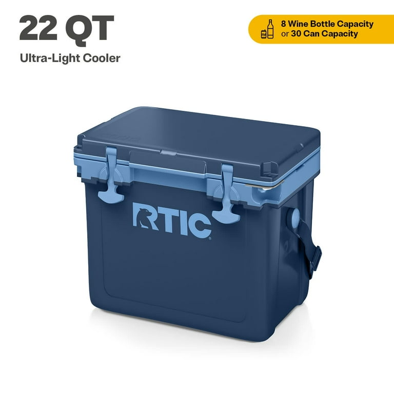 RTIC 22 QT Ultra-Light Hard-Sided Ice Chest Cooler, Fits 30 Cans