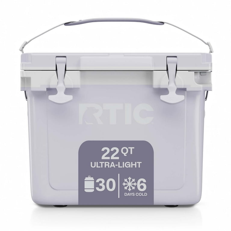 RTIC High Performance 22 QT Ultra-Light Cooler, Lilac/White, Fits