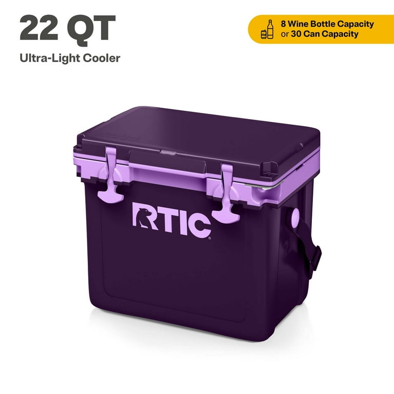 RTIC 22 QT Ultra-Light Hard-Sided Ice Chest Cooler, Fits 30 Cans