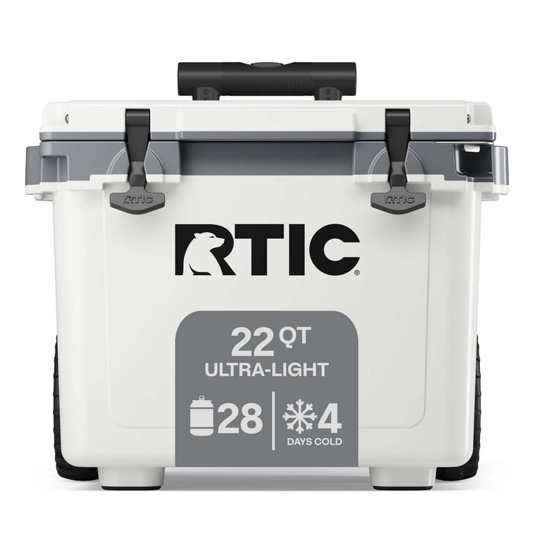 RTIC 22 QT Ultra-Light Wheeled Hard-Sided Ice Chest Cooler, Fits