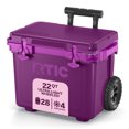thumbnail image 1 of RTIC 22 QT Wheeled Hard-Sided Cooler, Fits 28 Cans or 6 Wine Bottles, Berry Jam, 1 of 8