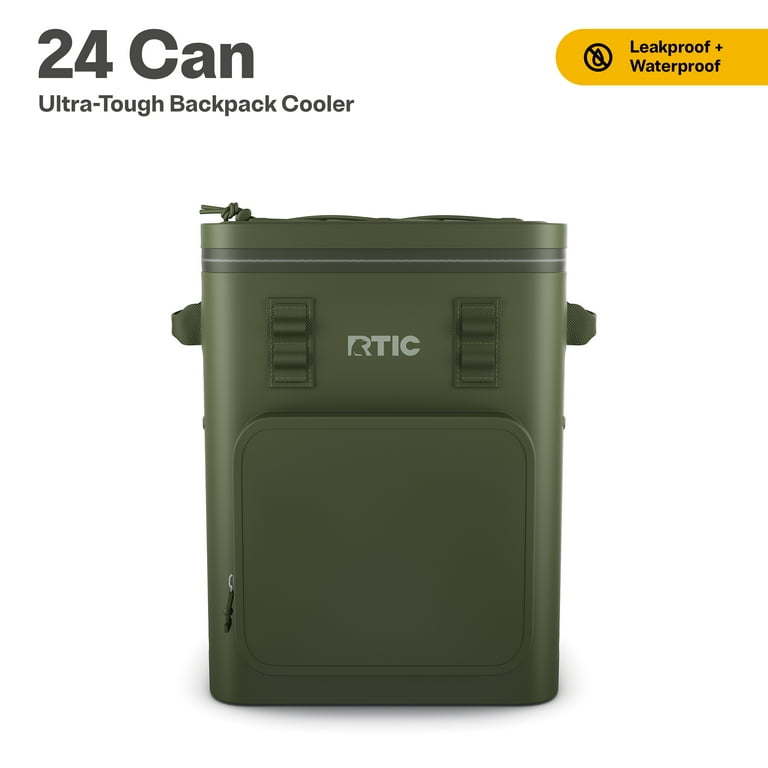 RTIC 24 Can Ultra-Tough Backpack Cooler, Leakproof Cooler