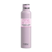 RTIC 26 oz Ceramic Lined Insulated Journey Water Bottle, Leak-Proof Lid, Pale Pink Glitter