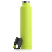 RTIC 26 oz Vacuum Insulated Water Bottle, Metal Stainless Steel Double Wall Insulation, BPA Free Reusable, Leak-Proof Thermos Flask for Hot and Cold Drinks, Travel, Sports, Camping, Citrus
