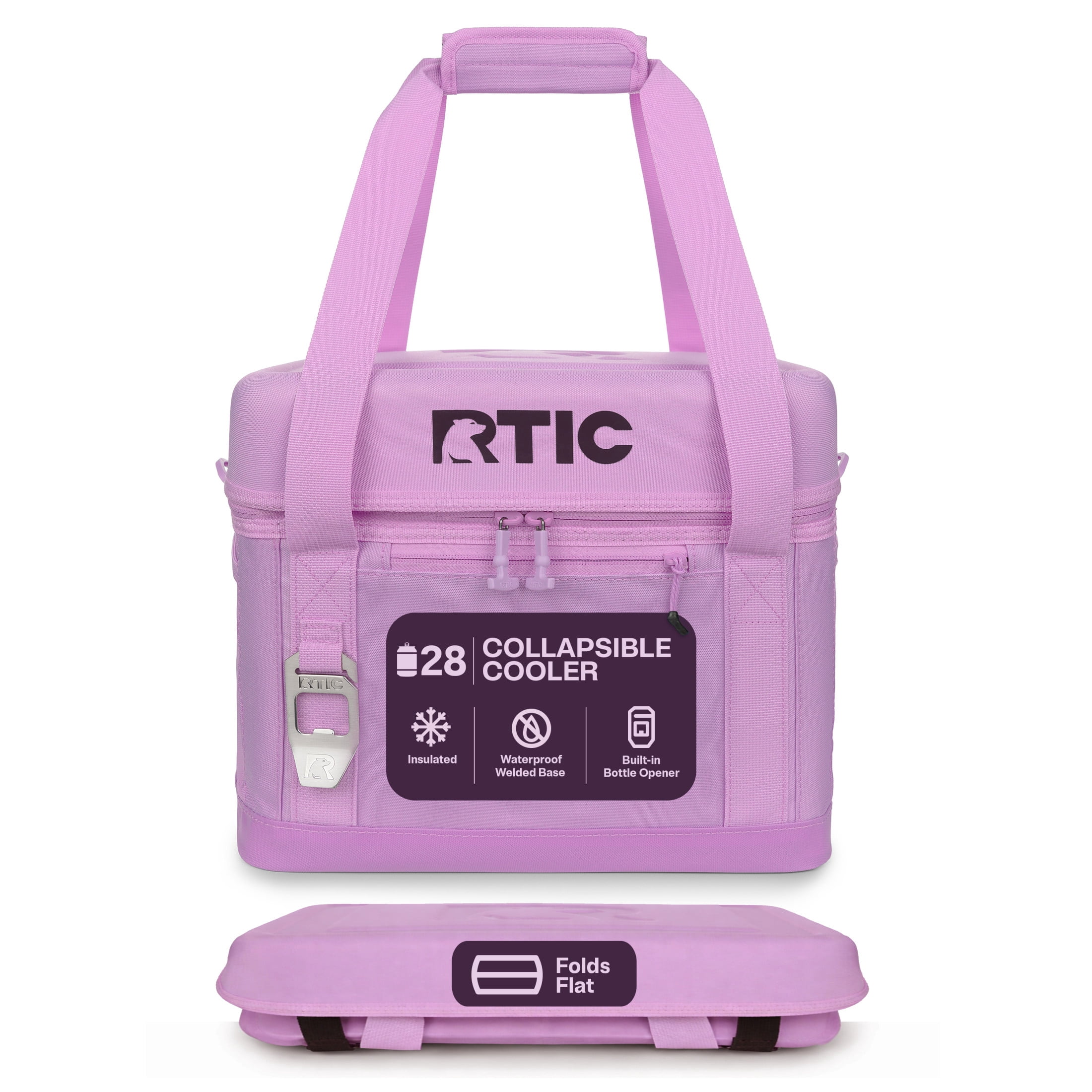 RTIC 28 Can Soft Cooler, Insulated and Collapsible, Lavender