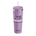 thumbnail image 1 of RTIC 28 oz Ceramic Lined Everyday Tumbler, Spill-Resistant Straw Lid, Lavender Glitter, 1 of 9