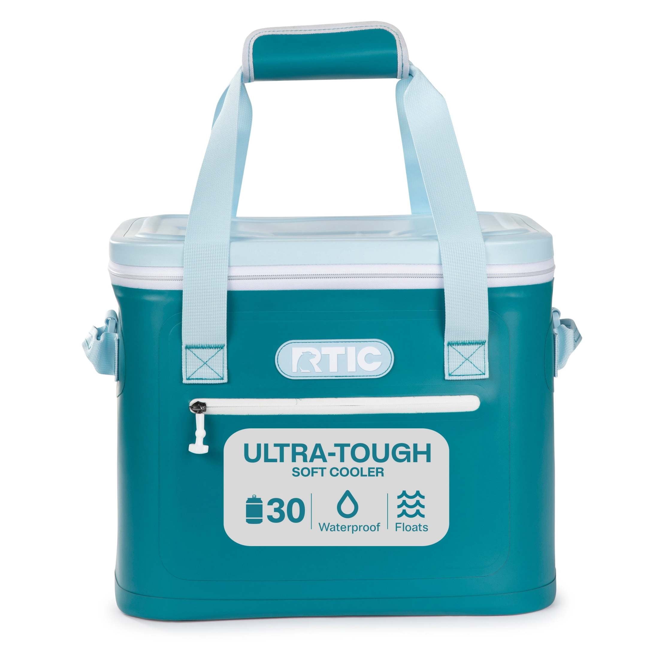 RTIC 30-Can, 20 Qt, Ultra-Tough Soft-Sided Cooler, Leakproof, Waterproof, Deep Harbor