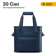RTIC 30 Can Ultra-Tough Soft Cooler Pro, Leakproof Cooler, Waterproof Zipper, Navy