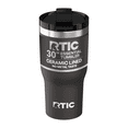 thumbnail image 1 of RTIC 30 oz Ceramic Lined Insulated Essential Tumbler, Leak-Resistant Lid, Black, 1 of 8