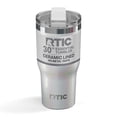 thumbnail image 1 of RTIC Essential 30 oz Leak-Resistant Lid Ceramic Lined Tumbler, Cool Grey Glitter, 1 of 7