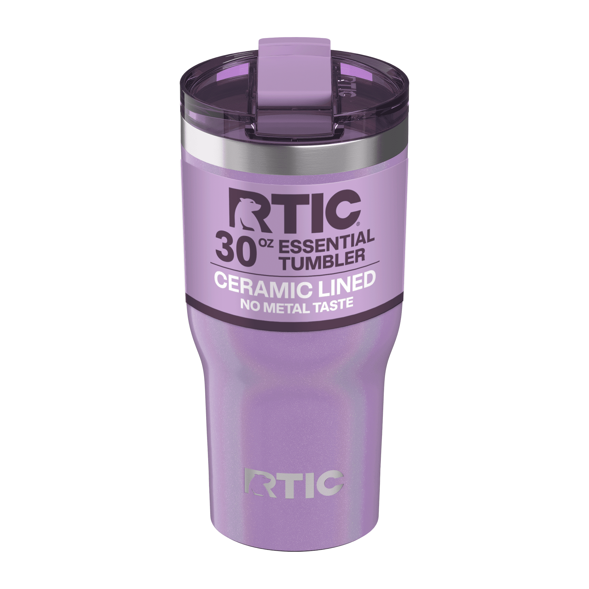 RTIC 30 oz Ceramic Lined Tumbler, Insulated, Threaded Spill-Proof Lid,  Stainless Steel - Walmart.com