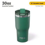 RTIC 30 oz Ceramic Lined Insulated Essential Tumbler, Leak-Resistant Lid, Pine Tree