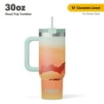 thumbnail image 1 of RTIC 30 oz Insulated Tumbler with Handle, Ceramic Lined, Leak-Resistant Straw Lid, Desert Sunset, Road Trip Tumbler, 1 of 8