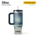 thumbnail image 1 of RTIC 30 oz Insulated Tumbler with Handle, Ceramic Lined, Leak-Resistant Straw Lid, Starry Night, Road Trip Tumbler, 1 of 8