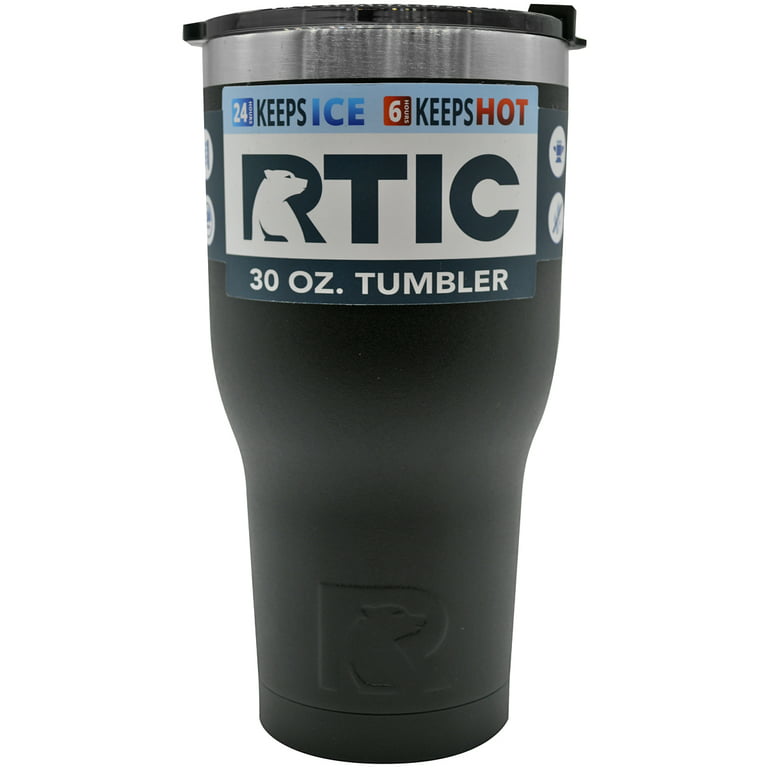 RTIC Tumbler Black 30 oz