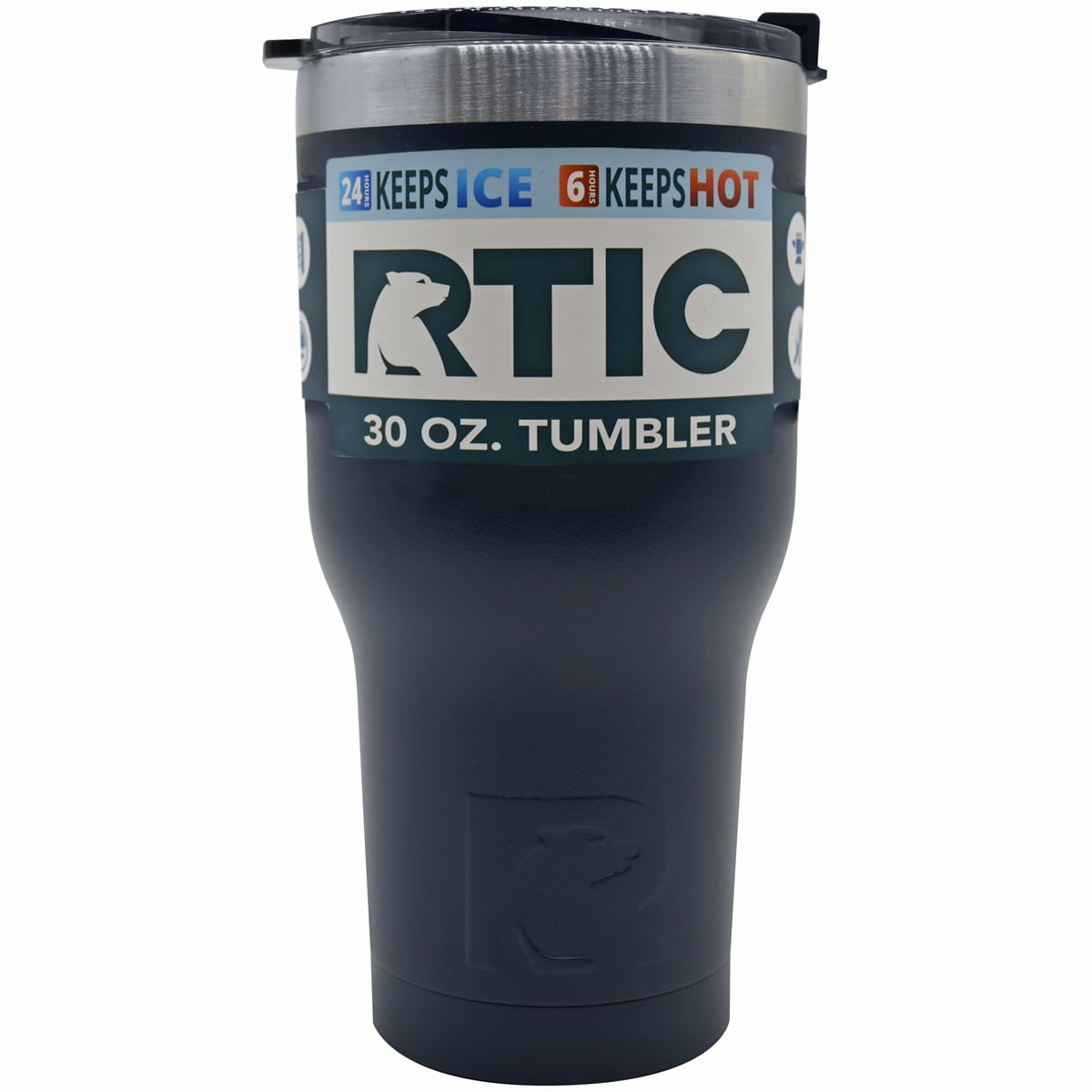 RTIC Outdoors Tumbler Handle 40oz Plastic Black Bottle/Can Holder in the  Drinkware Accessories department at