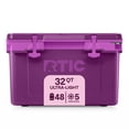 thumbnail image 1 of RTIC 32 QT Hard-Sided Ice Chest Cooler, Ultra-Light, Fits 48 Cans Berry Jam, 1 of 8