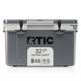 thumbnail interactive-video image 1 of RTIC 32 QT Ultra-Light Hard-Sided Ice Chest Cooler, Fits 48 Cans, Dark Grey & Cool Grey, 1 of 10