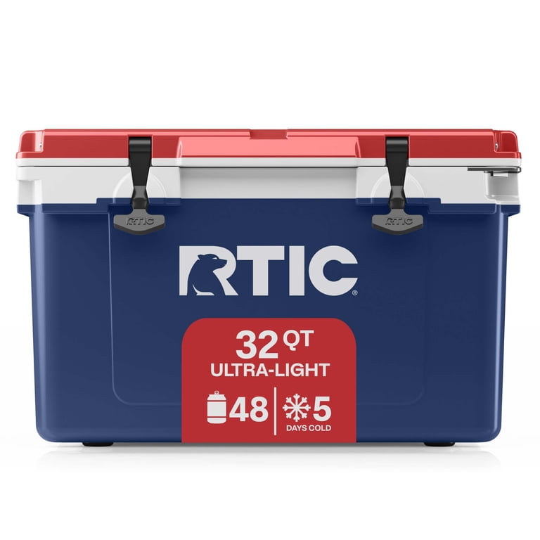 litt.rett♡ RTIC, Hard-Sided Ice Chest Cooler, 32 Qt fits 48 Cans, Ultra-Light