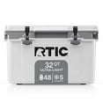 thumbnail image 1 of RTIC 32 QT Ultra-Light Hard-Sided Ice Chest Cooler, Fits 48 Cans, White & Grey, 1 of 9
