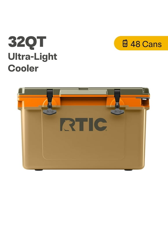 RTIC 32 QT Ultra-Light Hard-Sided Ice Chest Cooler, Trailblazer, Fits 48 Cans