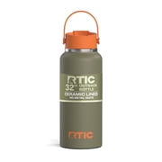 RTIC 32 oz Ceramic Lined Insulated Outback Water Bottle, Leak Resistant, Trailblazer