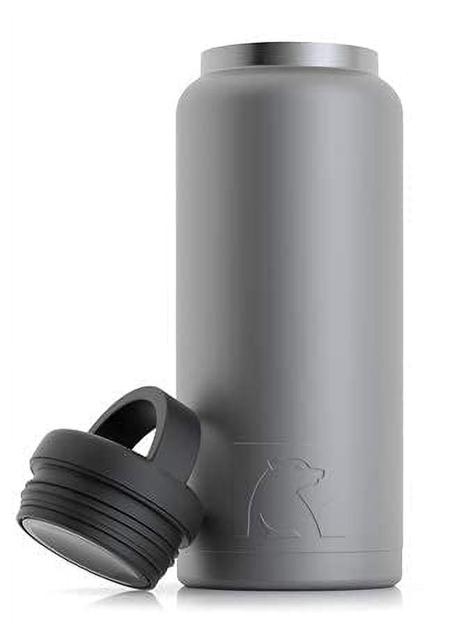 RTIC 36 oz Vacuum Insulated Water Bottle, Metal Stainless Steel Double