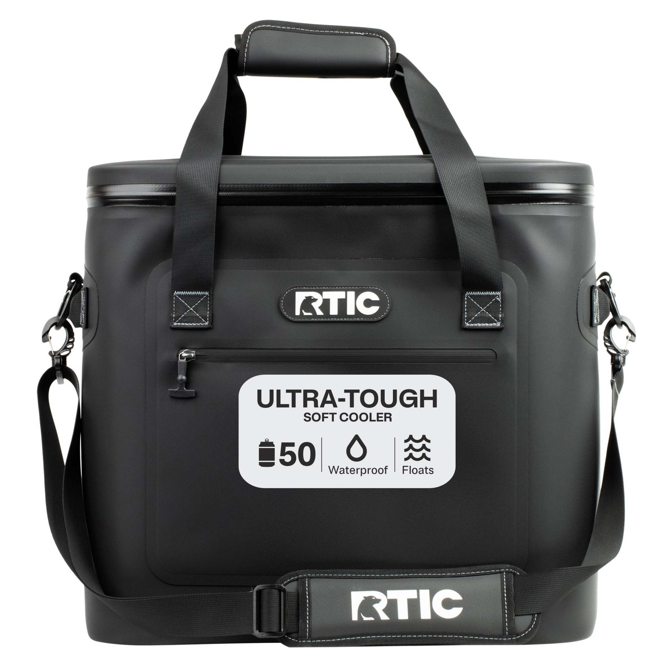 RTIC, Soft Cooler, 36 Qt, Holds 50 Cans, Leakproof Waterproof