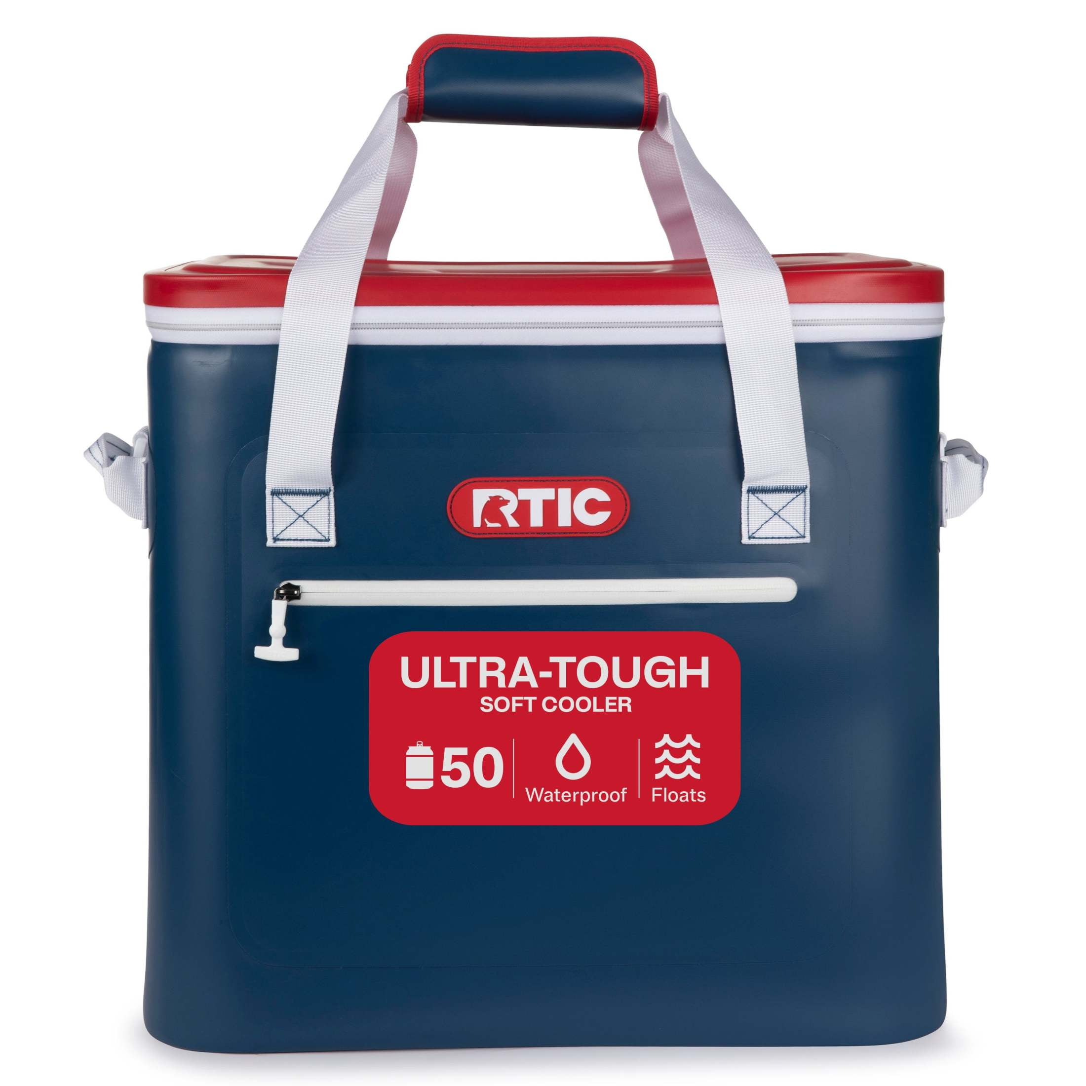RTIC Leakproof Soft Pack Cooler, 40 Can Ice Chest with Waterproof