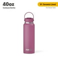 thumbnail image 1 of RTIC 40 oz Ceramic Lined Insulated Outback Water Bottle, Leak Resistant, Orchid, 1 of 5