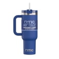 thumbnail image 1 of RTIC 40 oz Ceramic Lined Road Trip Tumbler, Leak-Resistant Straw Lid, Cobalt, 1 of 8