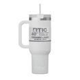 thumbnail image 1 of RTIC Road Trip 40 oz Leak-Resistant Straw Lid Ceramic Lined Tumbler, Cool Grey, 1 of 8