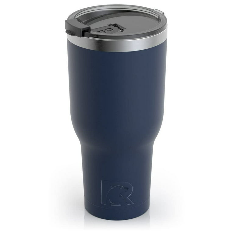 40 oz Stainless Steel Insulated Tumbler with Handle and Screw-Top Slide Lid