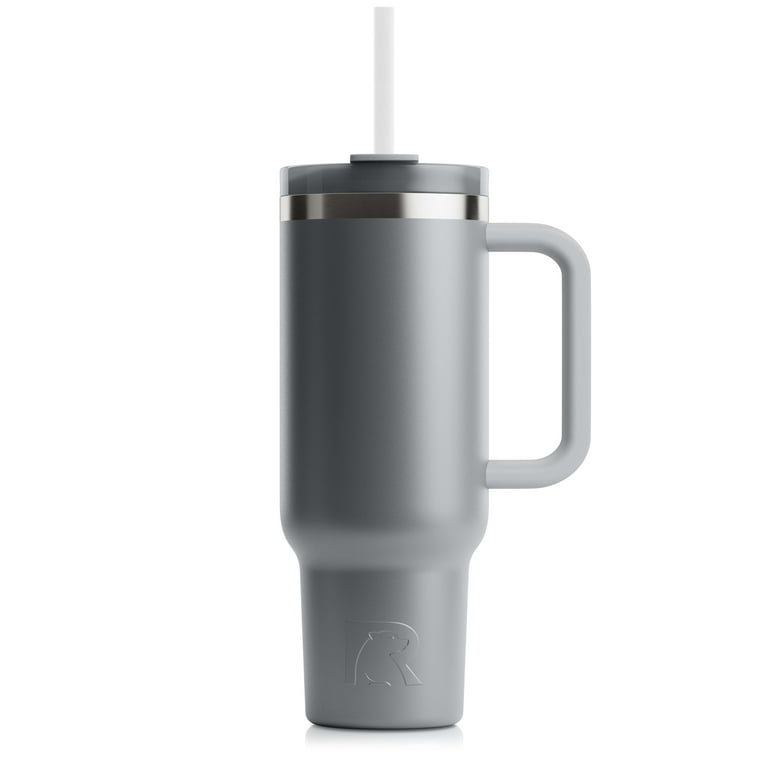 Stainless Steel Double Wall Tumbler with Handle - 40 oz.