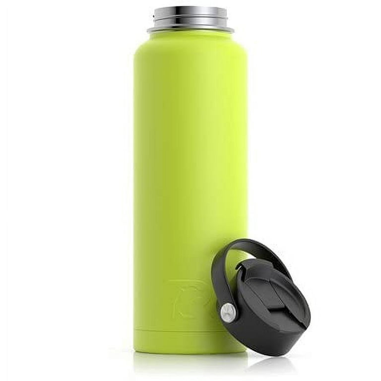 RTIC 40 oz Vacuum Insulated Water Bottle, Metal Stainless Steel Double Wall  Insulation, BPA Free Reusable, Leak-Proof Thermos Flask for Hot and Cold  Drinks, Travel, Sports, Camping, Citrus 