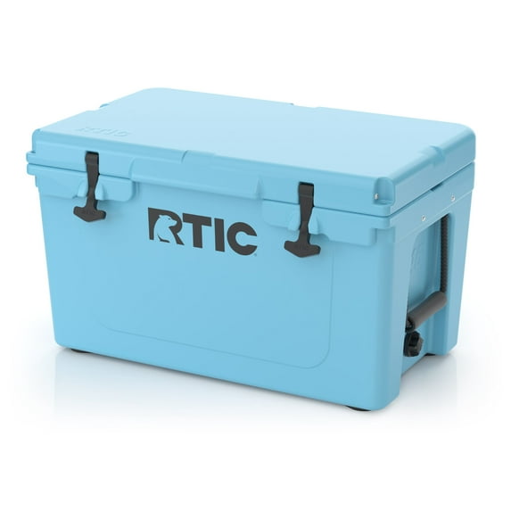 RTIC 45 QT Ultra-Tough Rotomolded Hard-Sided Ice Chest Cooler, Blue, Fits 58 Cans