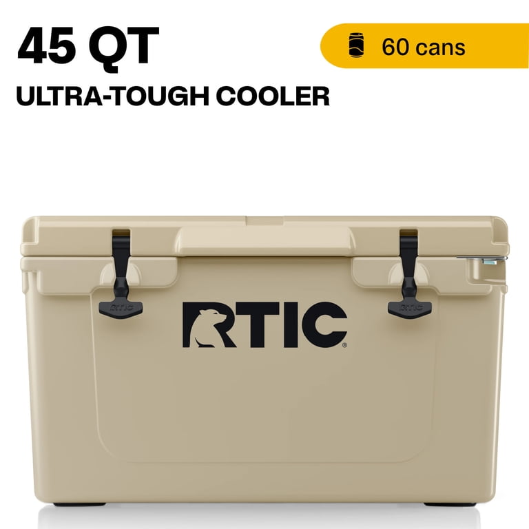 RTIC Large Size 45 QT Ultra-Tough Performance Cooler, Hard-Sided 