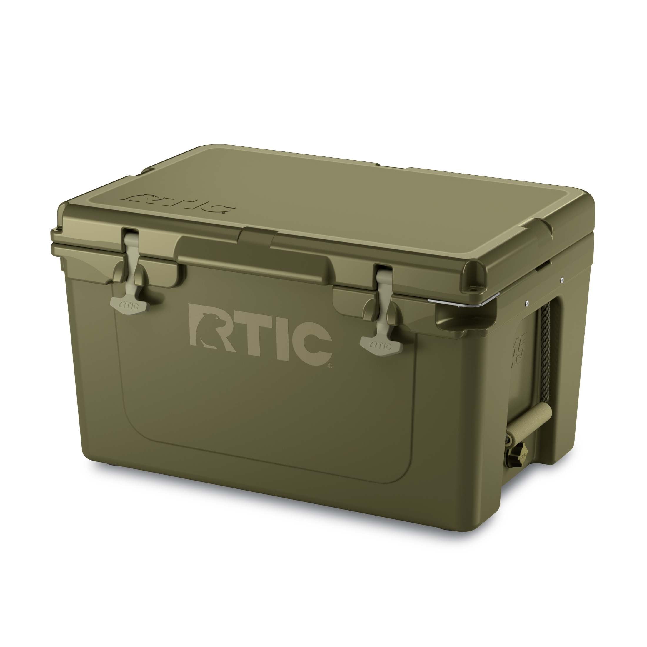 RTIC 45 QT Ultra-Tough Rotomolded Hard-Sided Ice Chest Cooler, Fits 60 Cans, Olive - Walmart.com