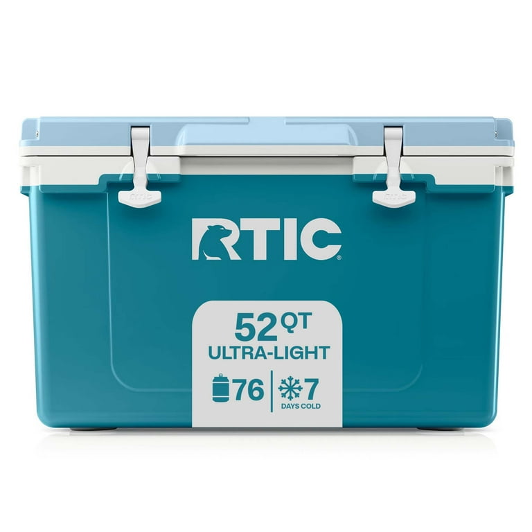 RTIC Ice Chest Cooler, 52 QT Ultra-Light Hard-Sided Cooler Fits 76