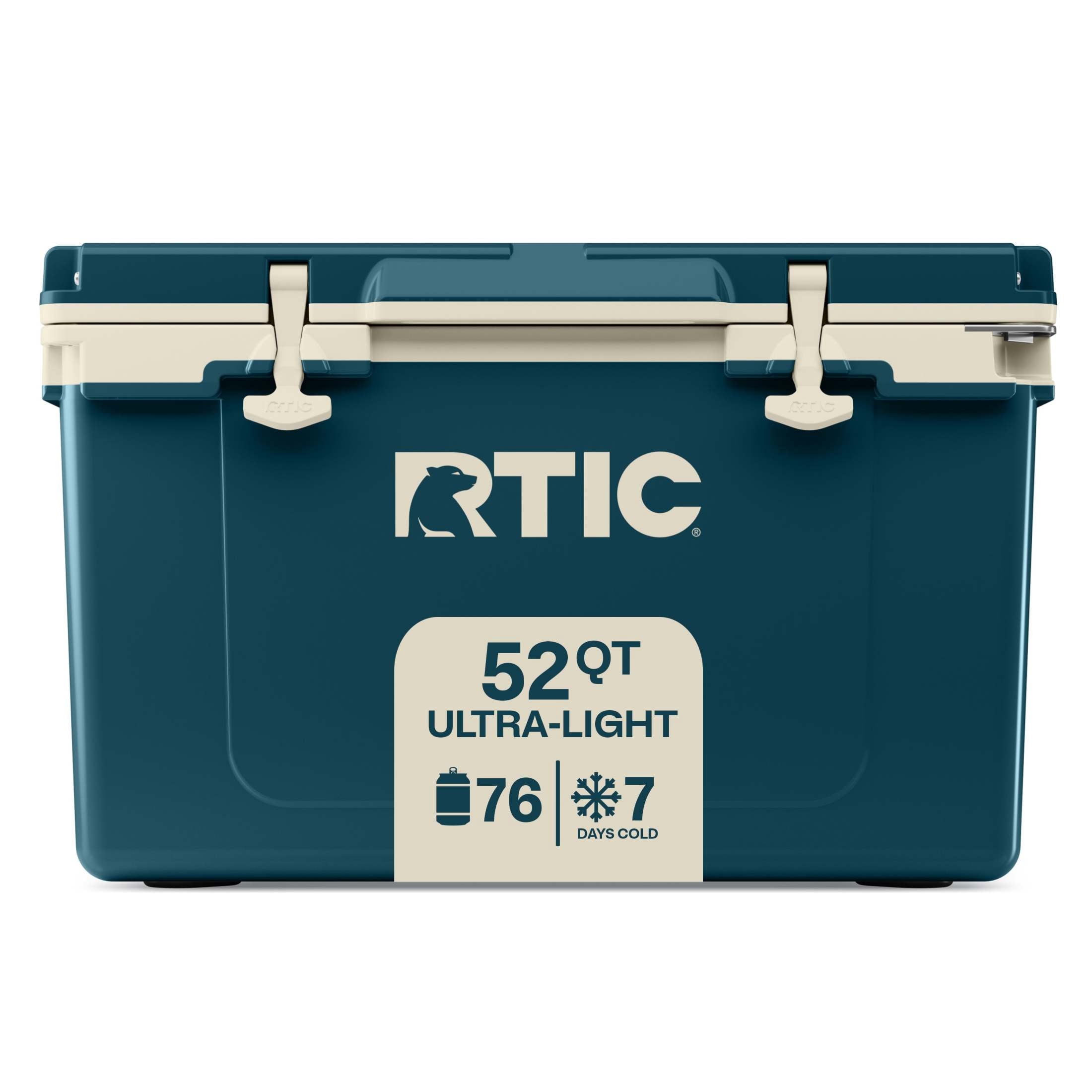 RTIC, Ice Chest Cooler, 52 QT, Ultra-Light Fits 76 Cans - Walmart.com