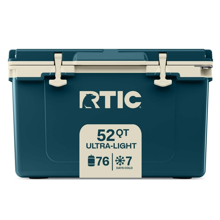 RTIC 52 QT Ultra-Light Hard-Sided Ice Chest Cooler, Fits 76 Cans