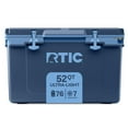 thumbnail image 1 of RTIC 52 QT Hard-Sided Ice Chest Cooler, Ultra-Light, Fits 76 Cans, Navy & Denim, 1 of 8
