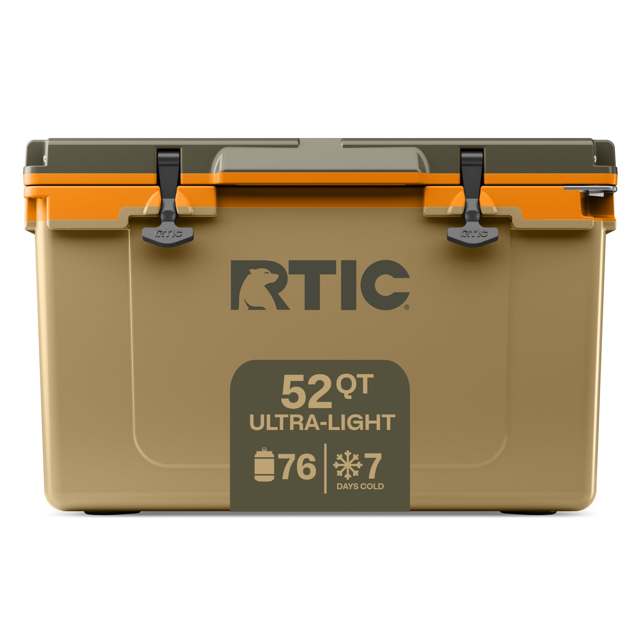 ゆっきー RTIC, Hard-Sided Ice Chest Cooler, 52 Qt, Fits 76 Cans - Walmart.com