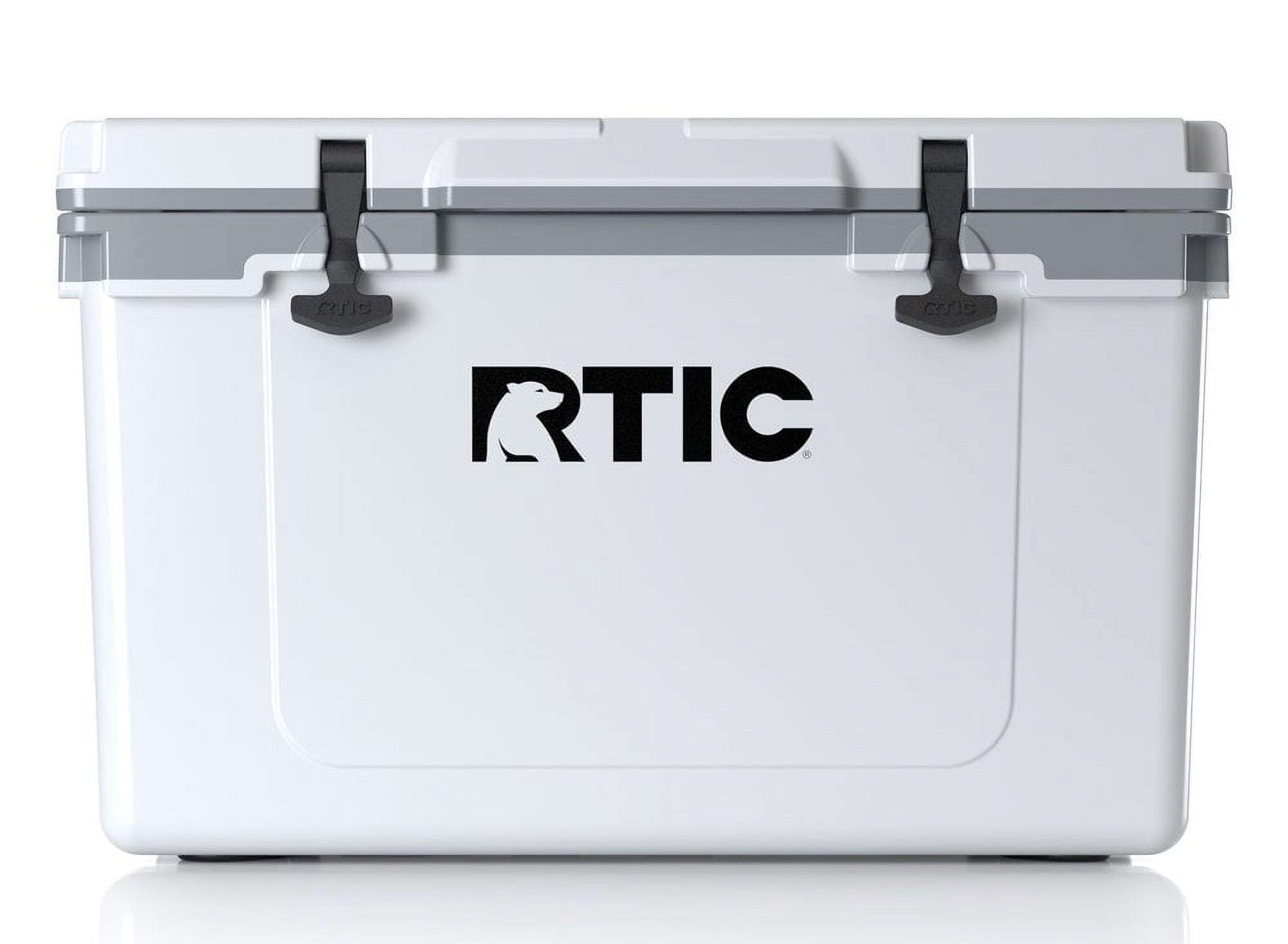 RTIC 52 QT Ultra-Light Hard-Sided Ice Chest Cooler, Dark Grey And Cool Grey, Fits 76 Cans